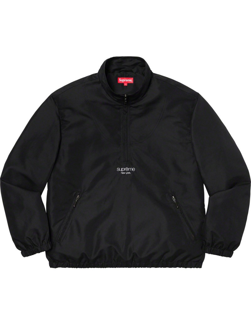 Supreme Track Half Zip Pullover black SS20