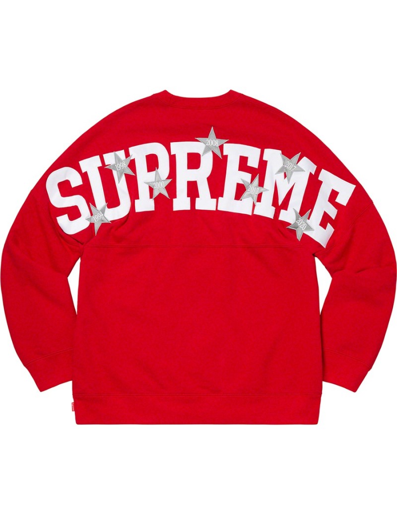 Supreme 'Stars' Crewneck (red)