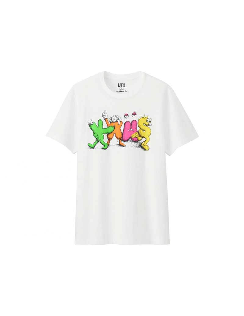 KAWS X Uniqlo Logo Tee (white)